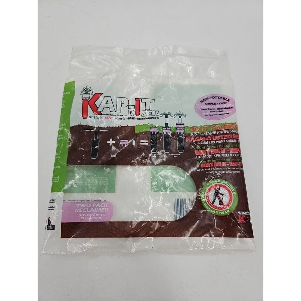 KAP-IT Pop-up reclaimed riser extension from the top of sprinkler 1-1/2 ( 2PK)